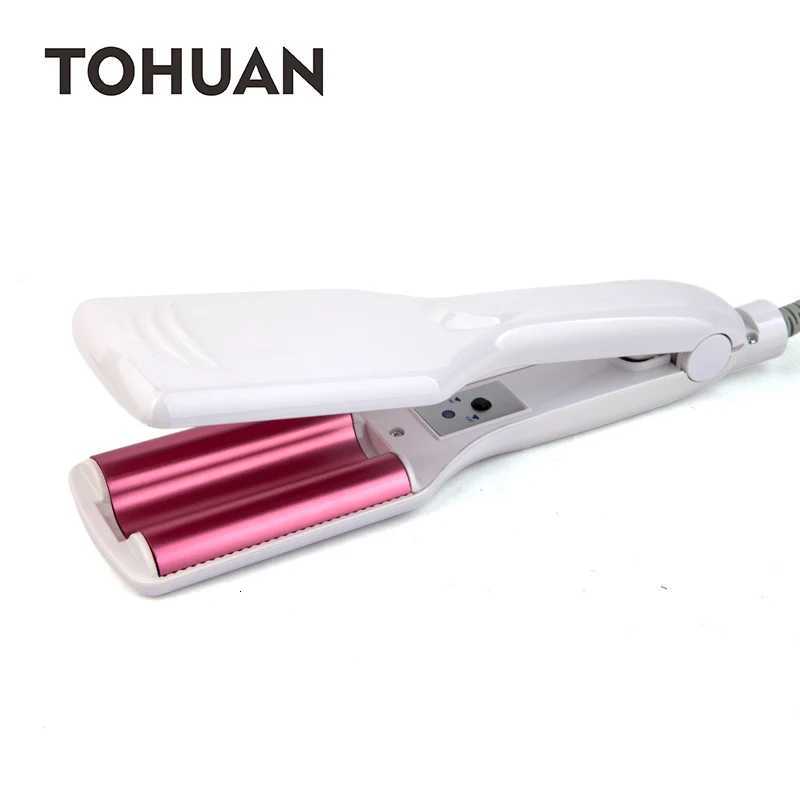 Ceramic Wave Hair Curling Iron Ceramic Triple Barrel Hair Curler Irons Roller Curl Wand Waver Styling Tools Hair StylerT251114