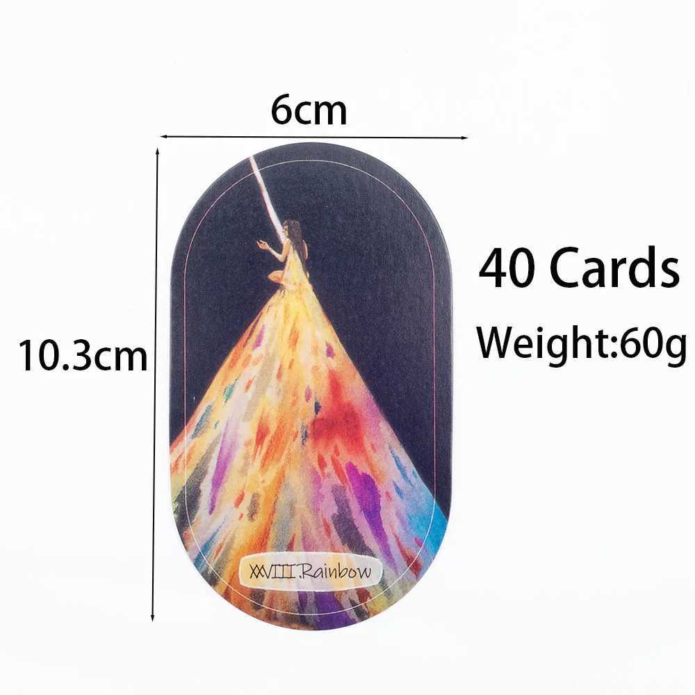 Wild Child Oracle Cards Tarot Deck 40PCS 1036cm for Knowledge Healing and Family Gatherings Leisure Entertainment Game Card C251114