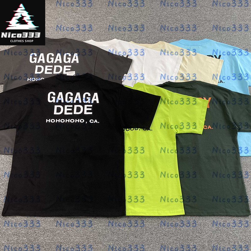 GAt shirt City limited letters simple cotton loose versatile street men and women casual short sleeved T-shirt