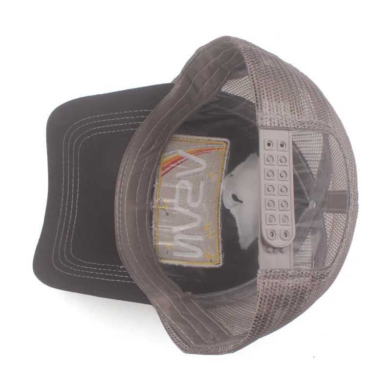 2023 New 3D Embroidered Mesh Baseball Cap Cotton Baseball Cap Mens Splicing Baseball Cap W250414