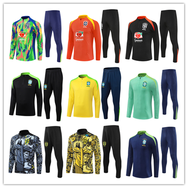 2025/26 brazil tracksuit soccer jersey G.JESUS COUTINHO brasil Camiseta de futbol RICHARLISON 2025 2026 Brazil football shirt maillot kids kit training suit