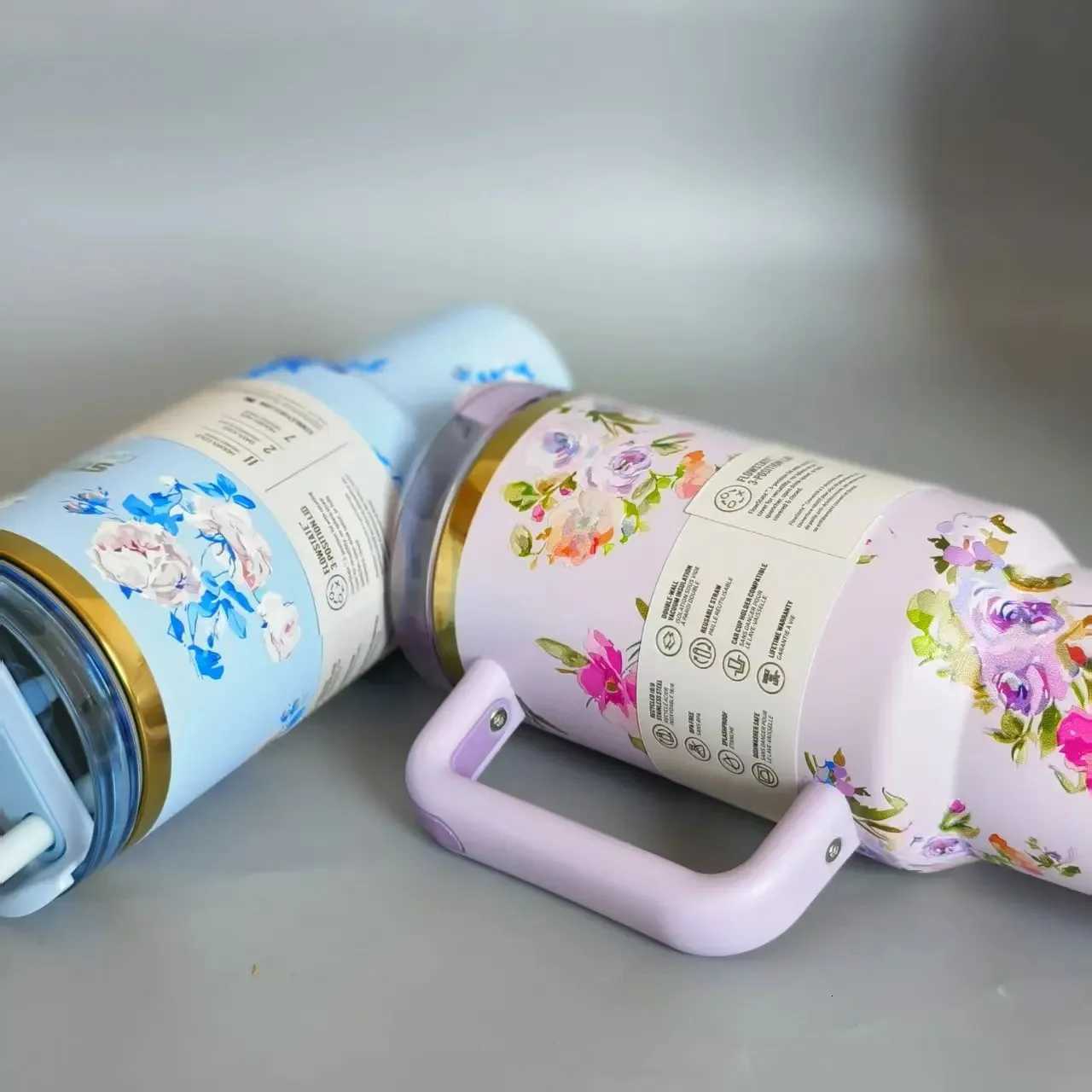 2025 40oz 5D Color Insulated Cup - 304 Stainless Steel Cold Retention Coffee Cup with Straw Car Gift Use C251114