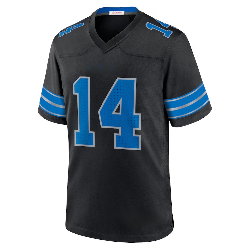 Free Shipping American Famous brand Detroit Football jerseys with embroidered men women youth customized #14 St Brown #16 Goff #58 Sewell #97 Hutchins