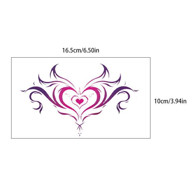 Tags Waterproof Temporary Tattoo Wings Tattoo on Legs and Arms Back Tattoo Flash Tattoo Female Fake TattooXJ25414