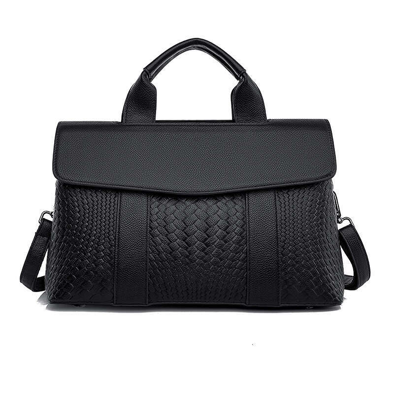 designer bag Ladies' handbag, fashionable woven pattern, large capacity women's high-end feeling, hot selling shoulder bag, work commuting b