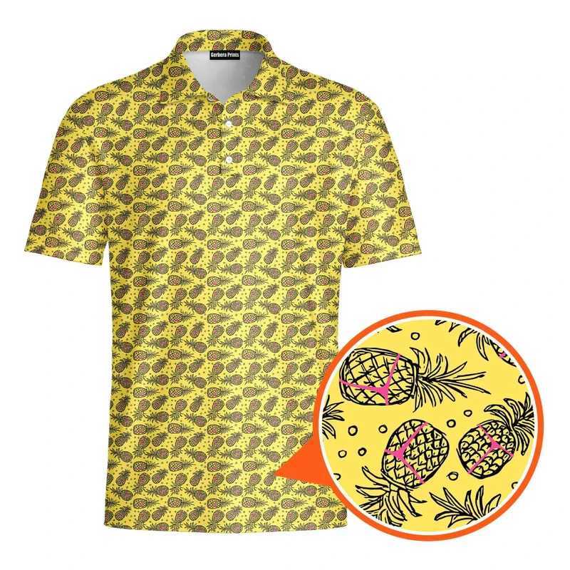 Sexy all print humorous polo shirt mens hip-hop street personality short sleeved button up golf shirt summer carnival party fun top W250414