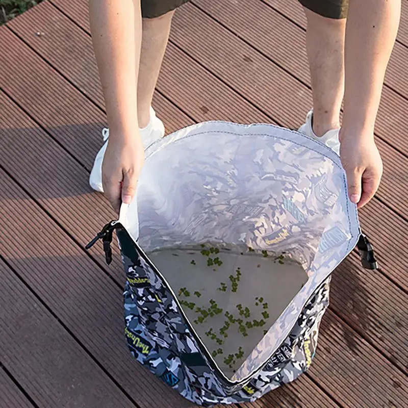 Waterproof fishing bags live fish buckets and containers used for saltwater or freshwater outdoor 250410