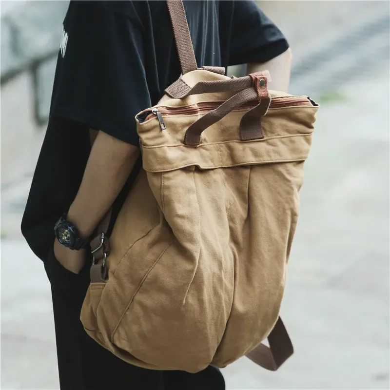 Solid Color Backpack Laptop Canvas Women backpacks High Capacity Female Schoolbag For Teenages Girls Travel Bag Mochila Mujer W251113