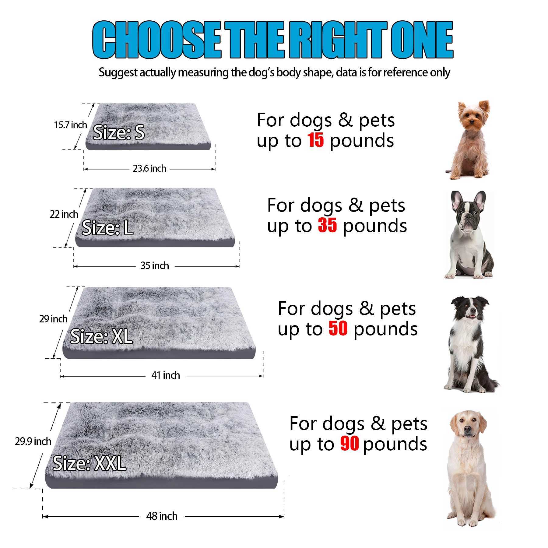 Washable dog bed luxurious plush dog box bed comfortable dog house pet bed non slip pet sleep mat suitable for medium and small dogs gray X250412