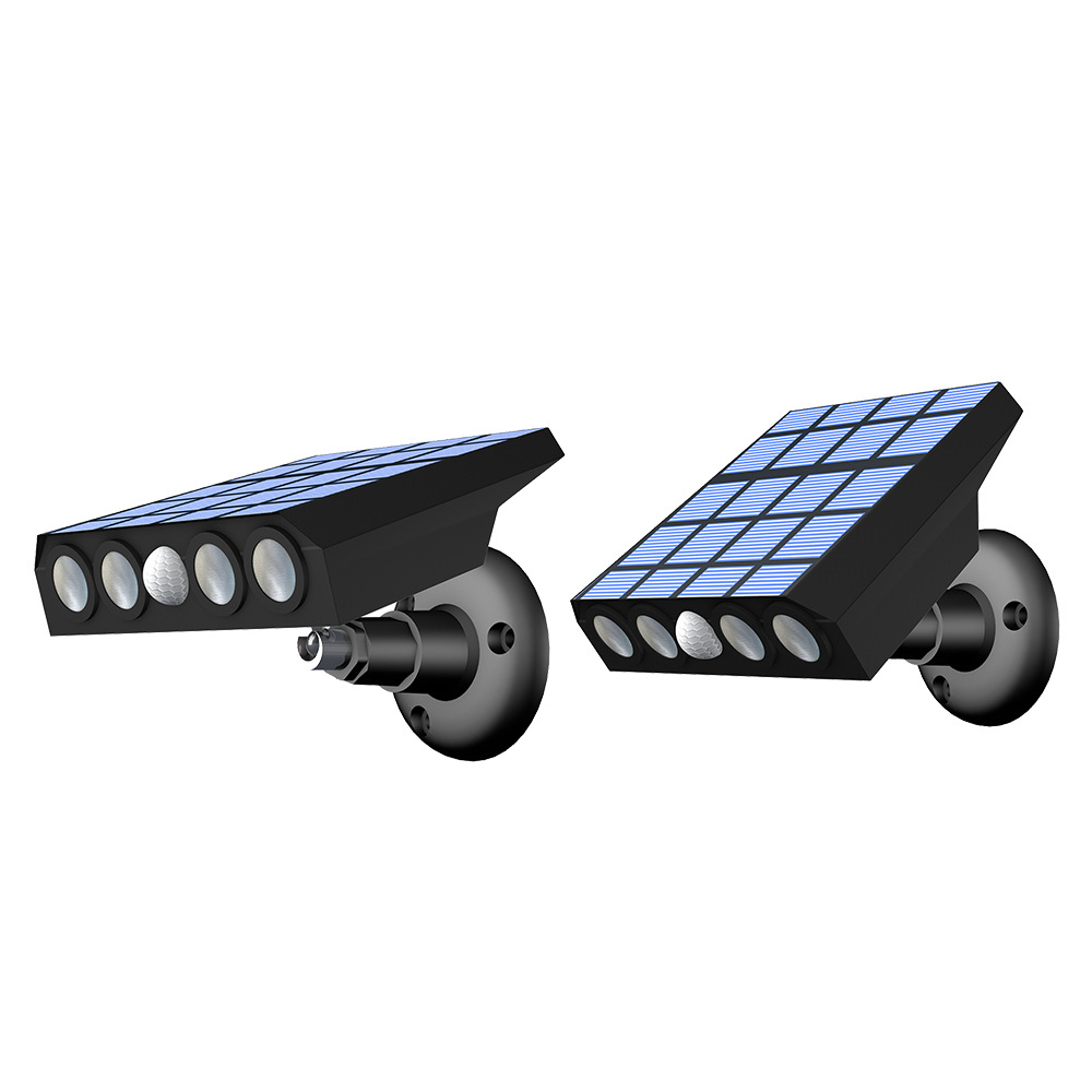 IP65 Waterproof Outdoor Solar Wall Lamps - 2 PCS Super Bright Security Lights for Gardens, Yards & Patios