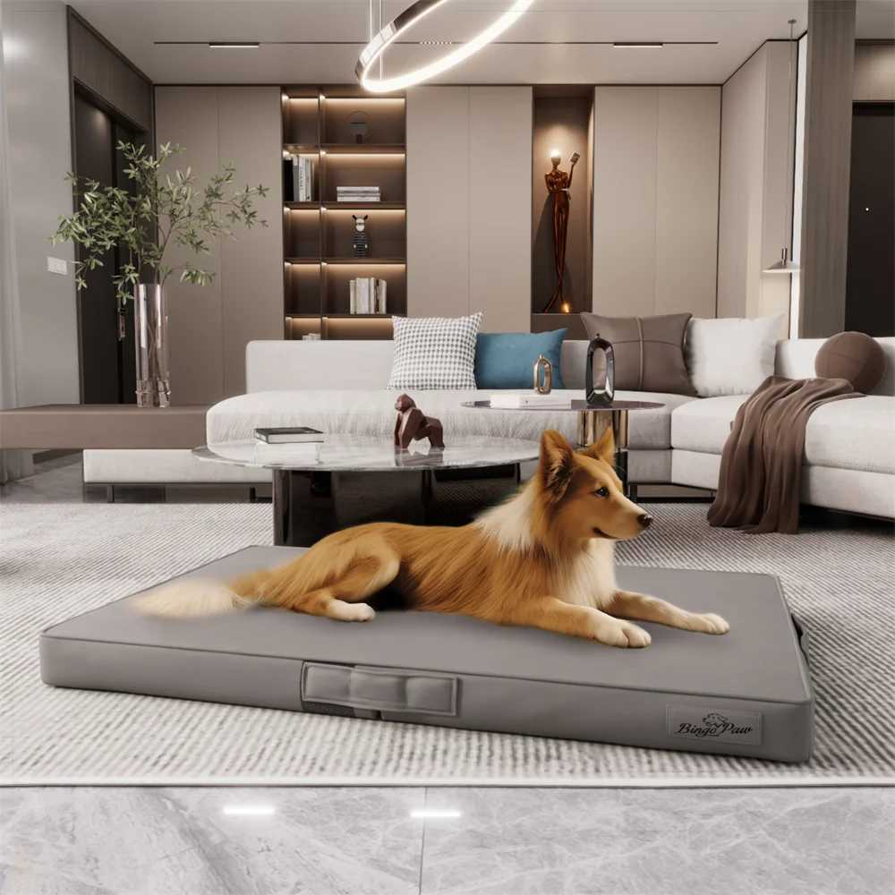 Waterproof large orthodontic dog bed 3D pet pad nest sleep pad suitable for small and medium-sized large dogs X250412