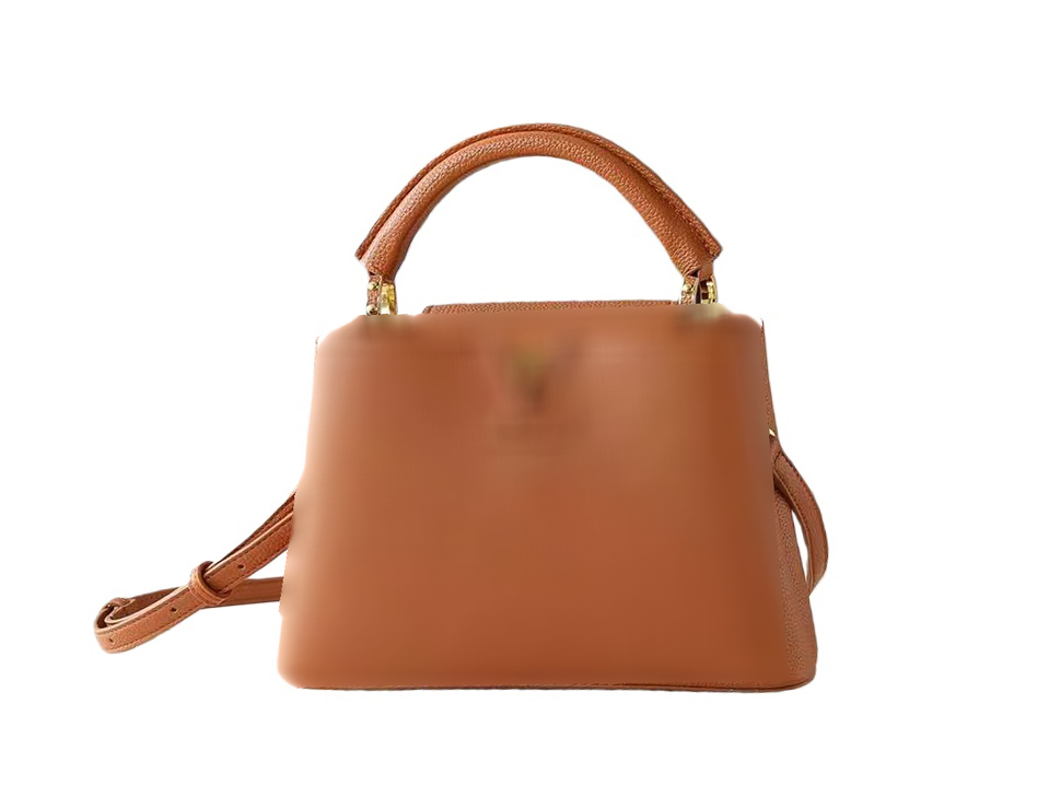 Elegant Body-Fitting Women's Purse: Stylish Semi-Circular Shape Made from Durable Cattle Hide with Adjustable Carrying Options