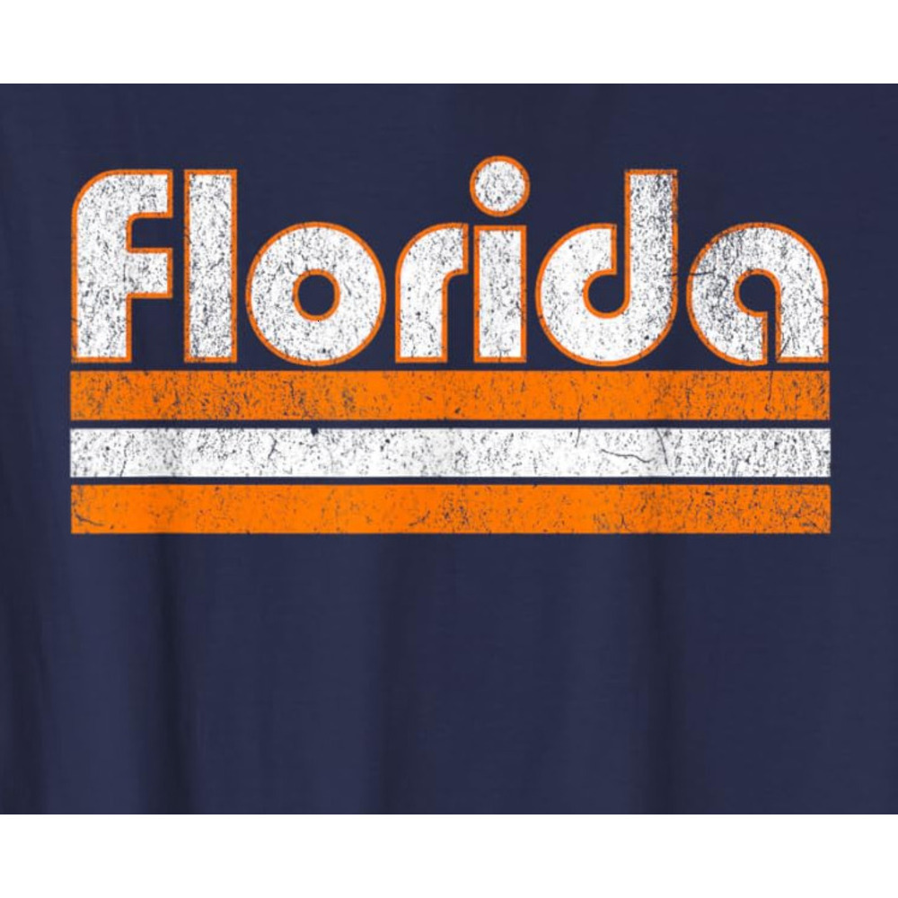 T shirt for Mens Florida vintage city Graphic Tee Casual Tops Clothes Short sleeve cool