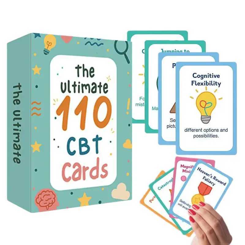 Mindfulness cards 55 cards containing 110 suggestions for action cognitive behavior cards personal emotional management C251114