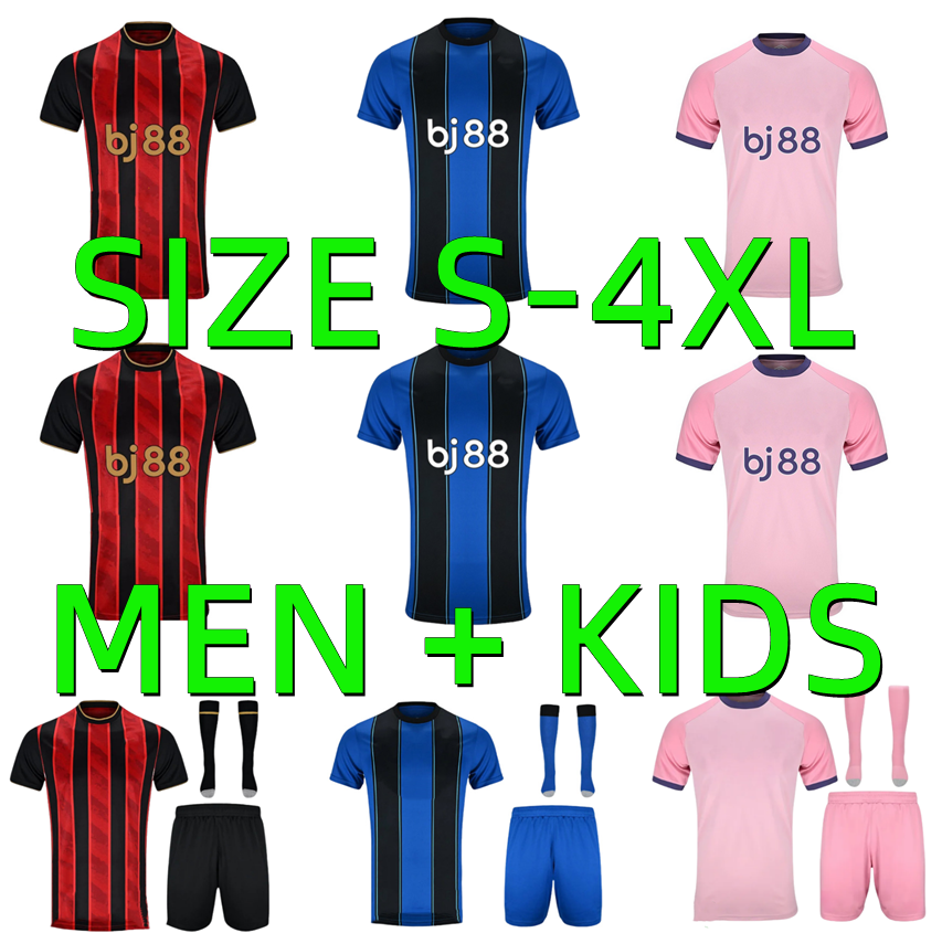 2025 2026 AFCB Bournemouth soccer jerseys SCOTT SEMENYO EVANILSON RYAN CHRISTIE BROOKS SOLANKE 25 26 CHRISTIE OUATTARA LERMA football shirt men kids kit set Uniform