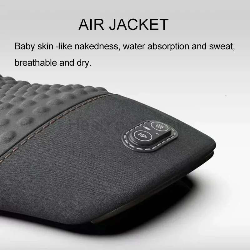 Multifunctional Electric Heating Massage Lumbar Pillow Protcetion Relax Cushion Ergonomically Designed Waist Support Pad