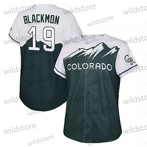19 Blackmon 2025 City Connect Baseball Jerseys Tovar McMahon Rodgers Freeland Goodman Custom Jersey Sweatshirt - Embroidered