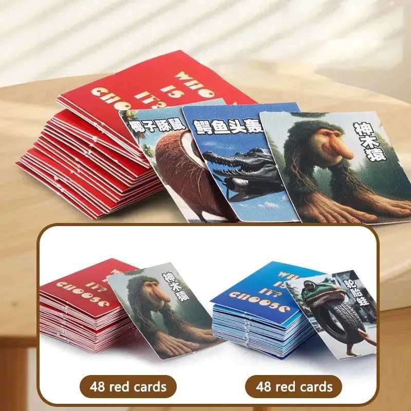 Who I Am Game Guess Game Parent Child Interactive Toys Halloween Gifts Puzzle Card Game Family Party Games Educational Toy C251114