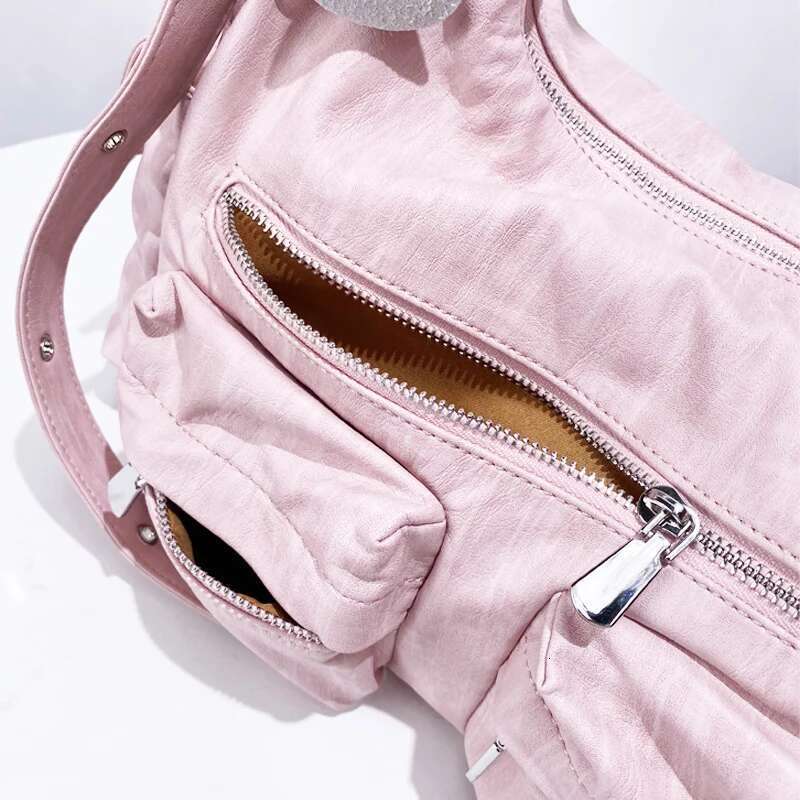 Moto & Bike Multiple Pockets Bags For Women Designer Handbag Purse 2025 New In Vintage Large Capacity Shoulder Crossbody