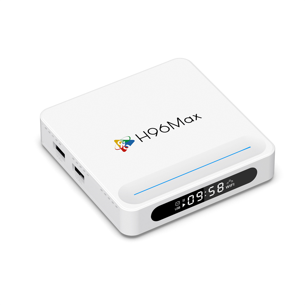 H96 MAX H618 PLUS Smart TV Box Android 14 Wifi6 BT5.4 8K 2G 16G 4G 32G 128G Media Player Set Top TV Box