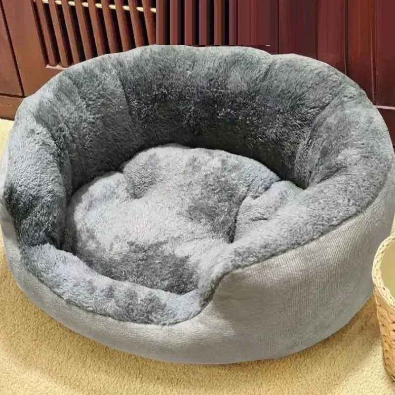 Soft and warm dog bed pet basket cat house sofa for medium and large dog beds sofa cushion dog bed pet supplies X250412