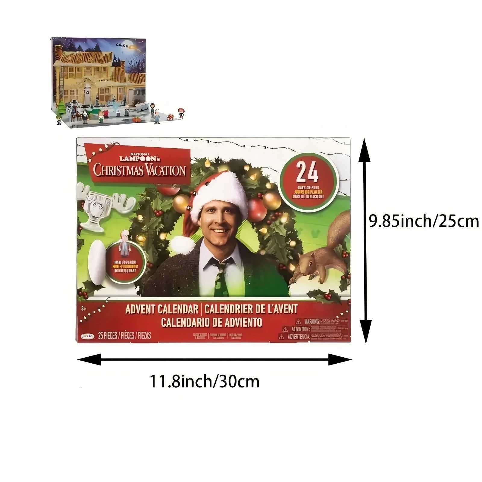 2024 New 24 Day Christmas Vacation Advent Calendar Christmas Vacation Figures And Accessories Christmas Countdown Calendar Gift Y251114