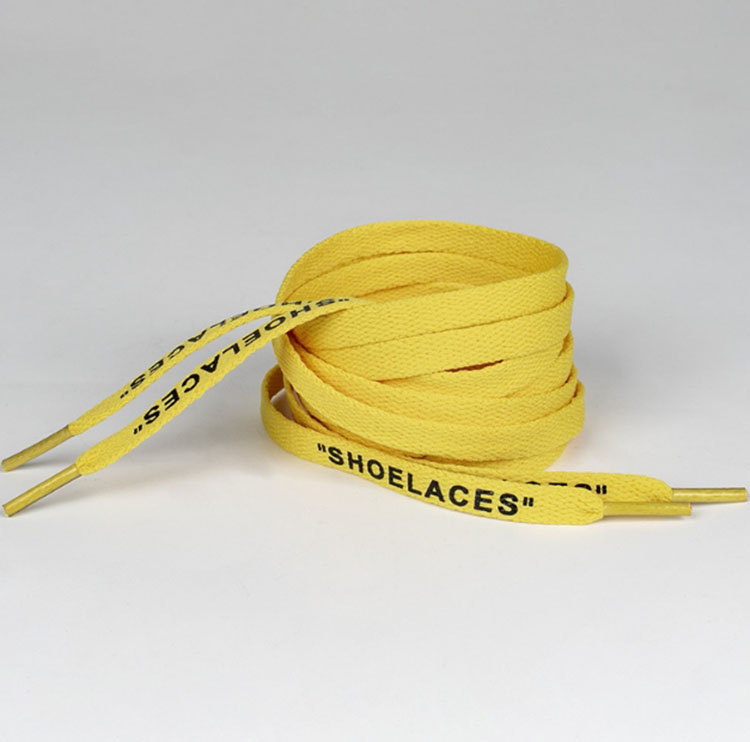 120cm shoelace double side print "SHOELACE" colorfuls letter shoe rope sport shoe accessories