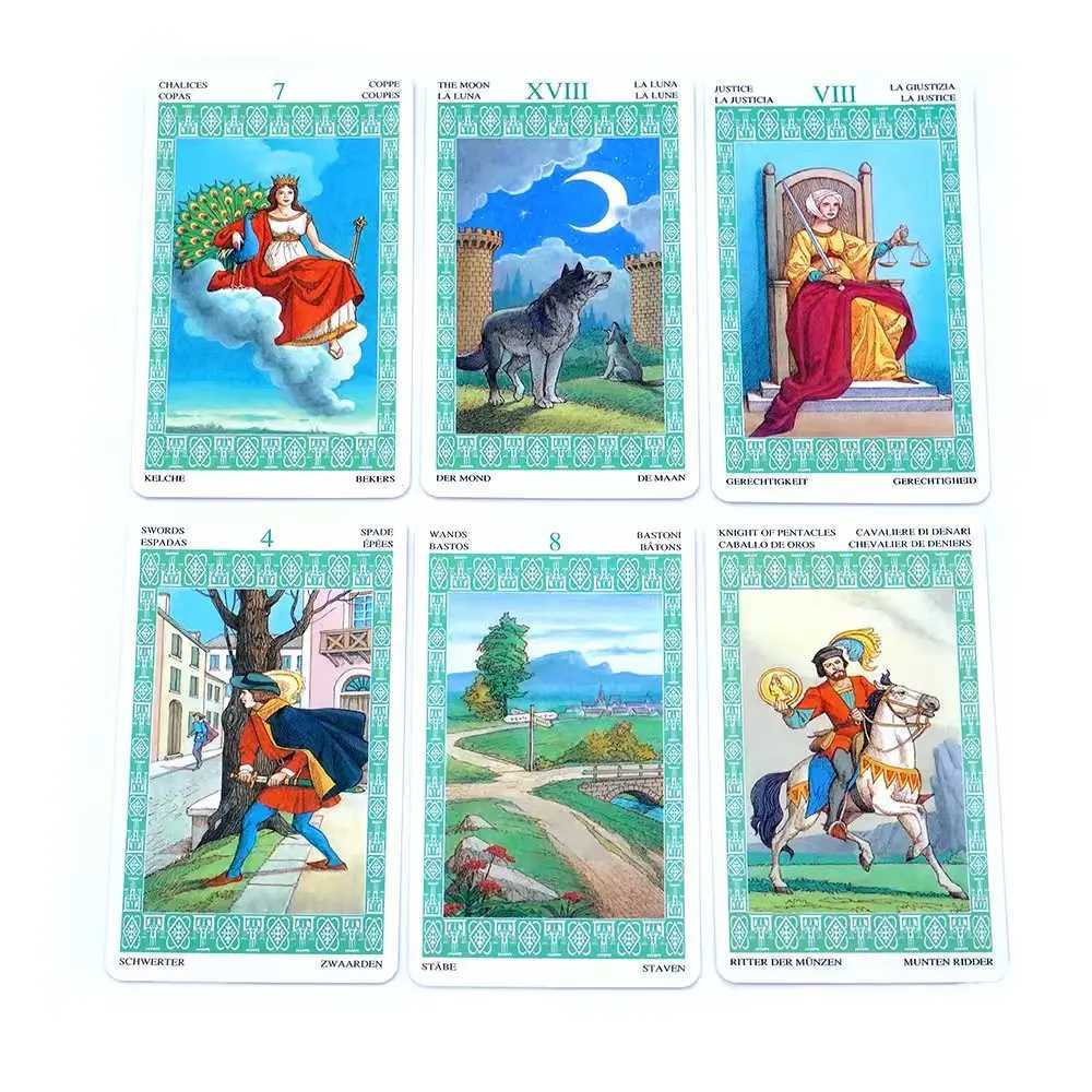 Tarot Lenormand Tarot Cards Divination Personal Use Tarot Deck Full English Version Oracle Deck Family Gatherings Board Game C251114