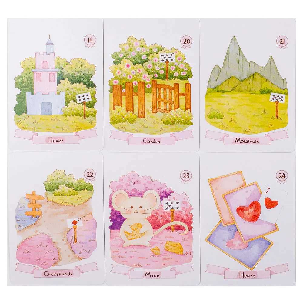 Dream Lenormand Tarot Card Deck 43 Cards Oracle Board Game for Kids Family Friends Perfect Puzzle Leisure Activity 89 x 57cm C251114