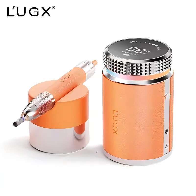 L'ugx Professional Drill, Waterproof 35000Rpm Brushless Drill Hine, Rechargeable Nail Efile For Acrylic Gel Nails