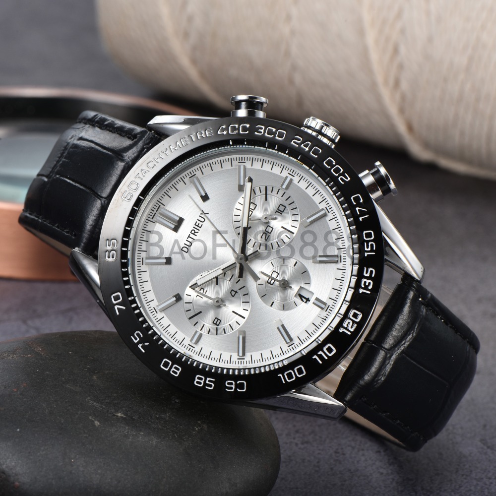 2026 Hot Sale Luxury Watches for Men Business Quartz Wristwatch Business Leather Strap Automatic Date Daily Waterproof Male Clocks for Gift Wholesale