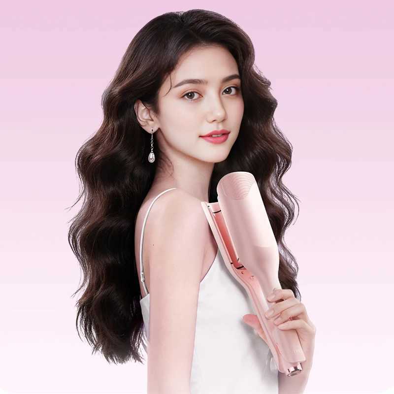 Hair Curling Iron Wand Ceramic Ionic Styling Tool for Wavy Hair Care Salon Quality 32mm Curling Iron Large WaveT251114