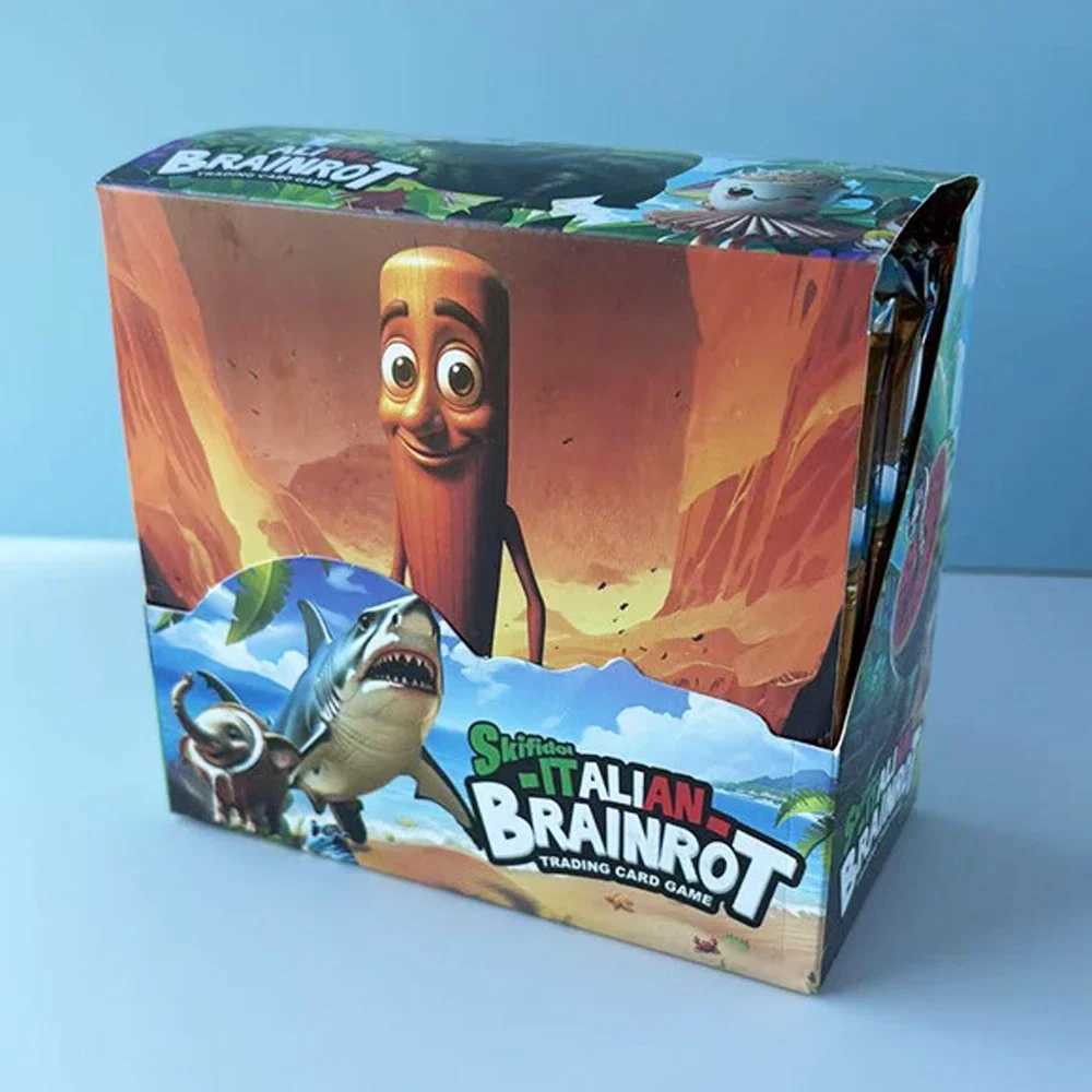 new 288PCS Italian Brainrot Collection Cards Toy Tungtungtung Sahur Tralalero Tralala Card Game Trading Cards Kids Birthday Gift C251114