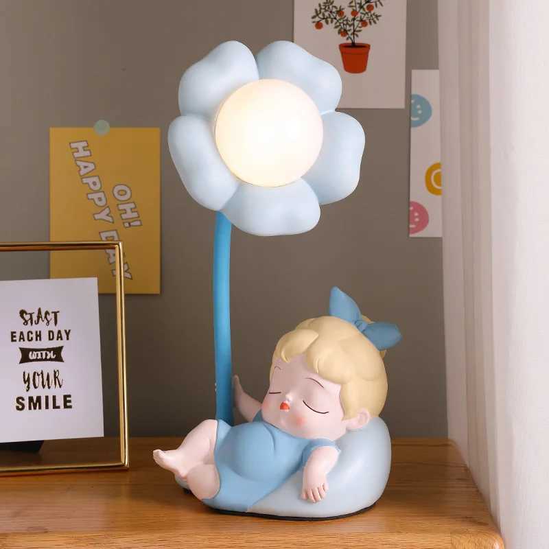 Cute teenage desk lamp bedroom bedside lamp luxurious romantic decoration bedroom cabinet night light M251114