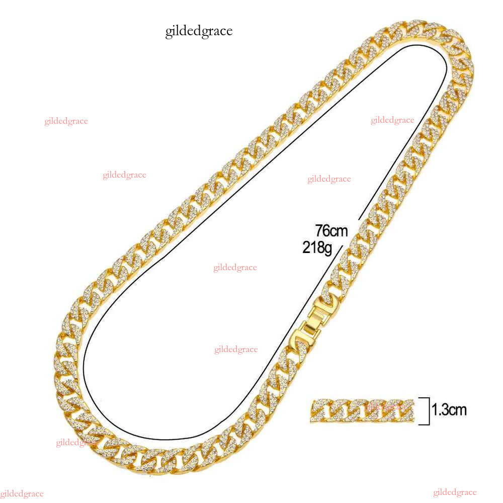 necklace moissanite chain 10mm 22inches Mens Real Hip Hop Chains Vvs Moissanite Dia Prong Set 13k Gold Cuban k Chain personalize choker good