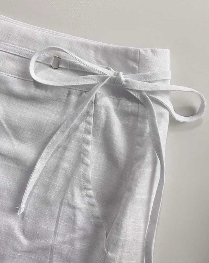 Two piece womens dress 2025 summer new strapless hollow crop can and casual pocket lace camisole shorts setXJ250414