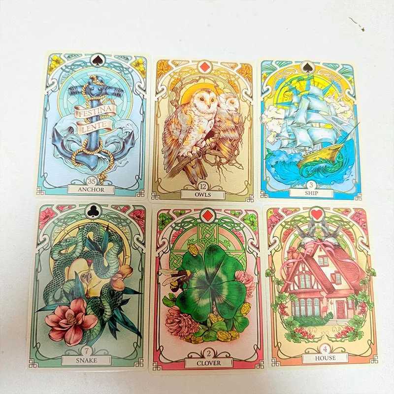 Romantic Lenormand Oracle Cards A 37 Deck English Version Board Playing Games Oracle Cards for Party Entertainment C251114