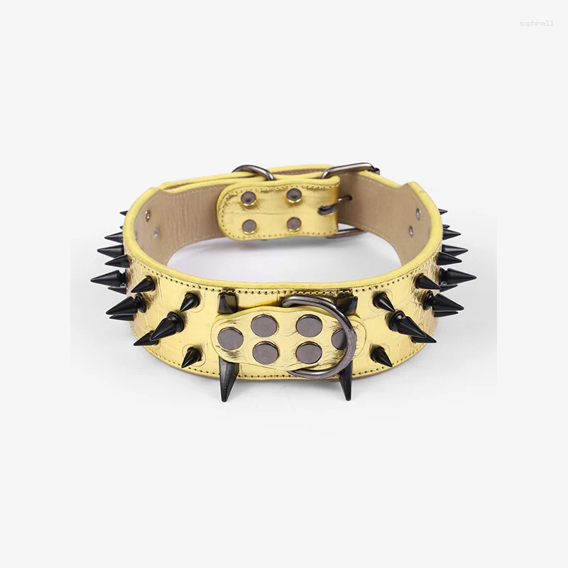 Update Dog Collar Nail Medium Large Bulldog Bully Anti-Bite Pet Products