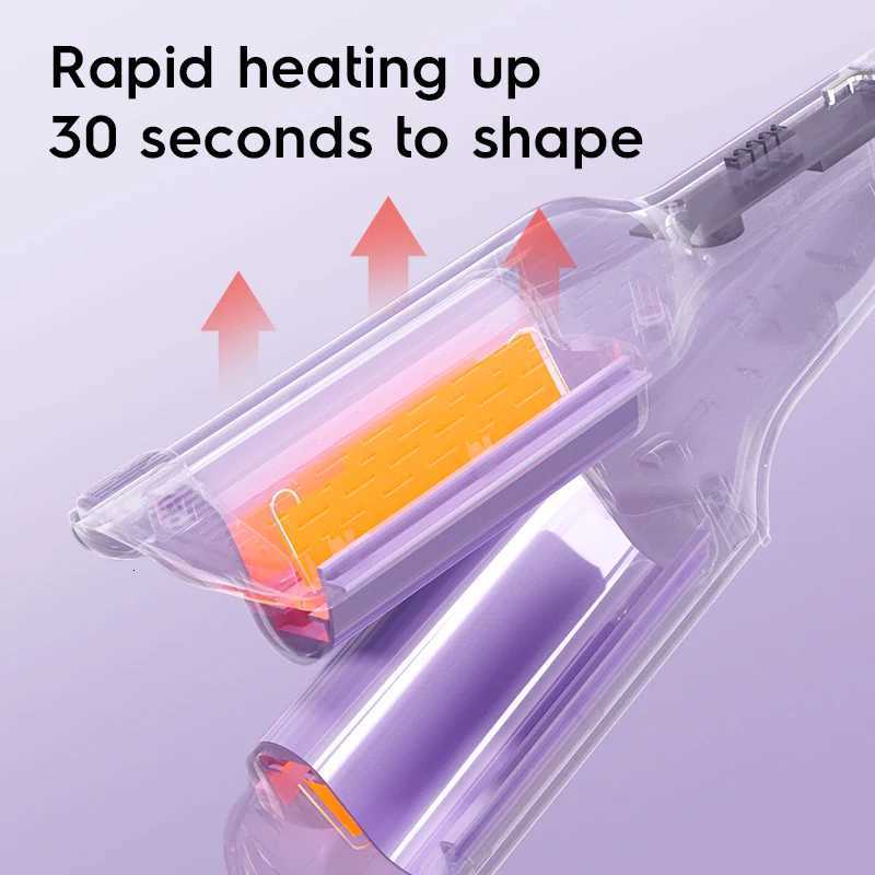 Electric Hair Curler 32mm Large Wave Styling Ceramic Hair Long Lasting Curling Iron Styling Tool Curling Wand Hair WaverT251114