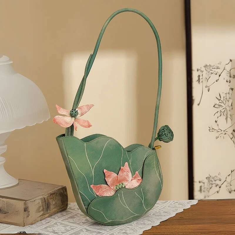 Original Designer's Hanfu Cheongsam Accessories, Ancient-Style Crossbody Bag And Handbag