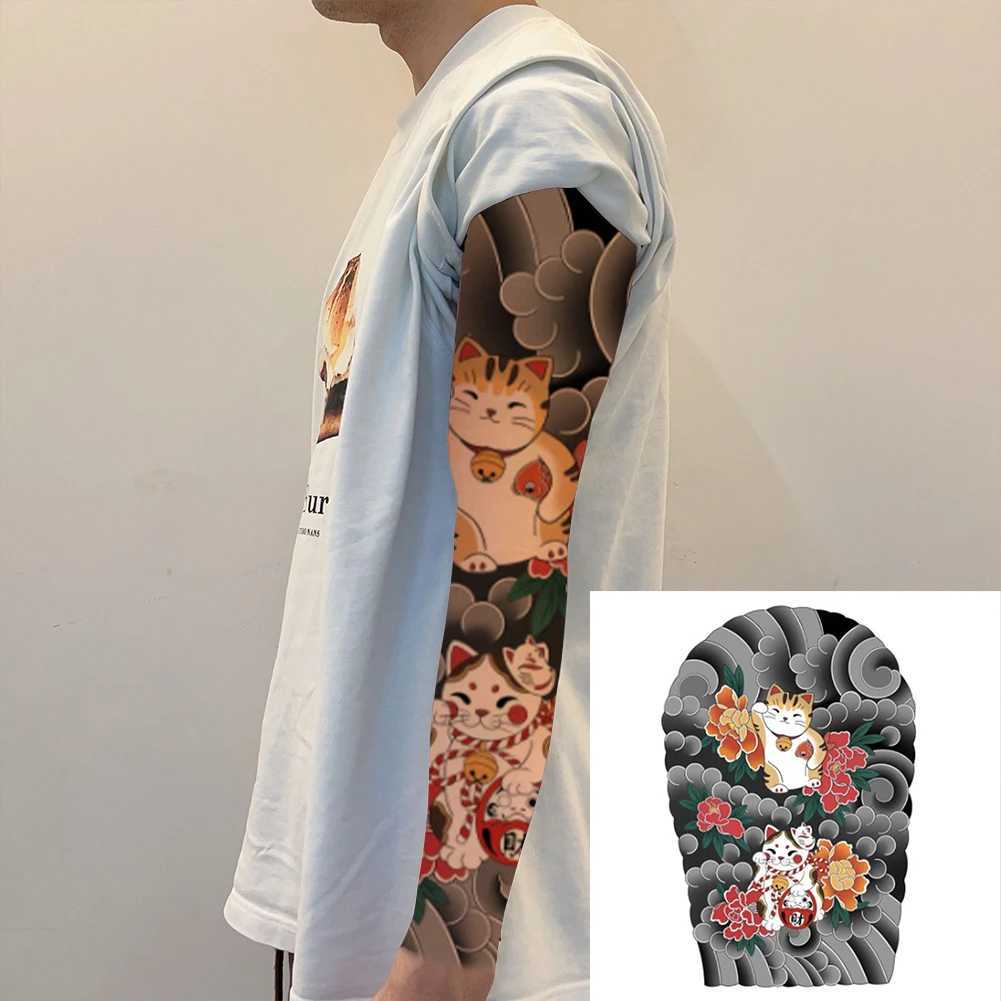 Full arm traditional style waterproof tattoo stickers for boys and girls temporary art tattoo stickersXJ25414