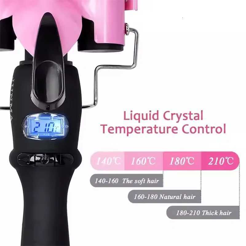 Women Handheld Beauty Professional Styler Hair Curler 3 Barrel Hair Curling Iron Wand Waver Triple Barrel Hair CurlerT251114