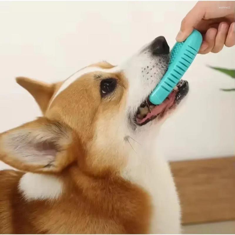Update Pet Toys Hiding Food Teeth Cleaning Indestructible Dog Chew Toy Training Stick Molar TPR Toothbrush Bite Resistant