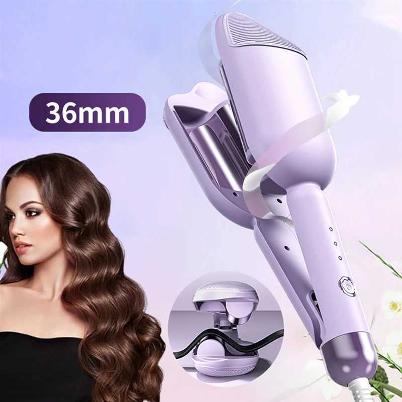 A01V-Egg-Shaped Curling Iron Wool-Shaped Water-Ripple Curling Iron Electric Hair Curler 36Mm Large US PlugT251114