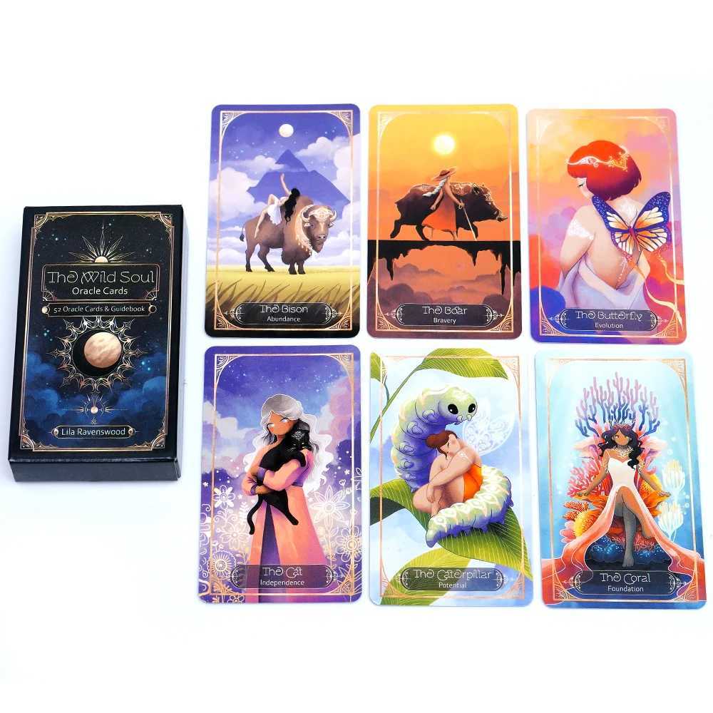 The Wild Soul Oracle Cards Tarot Deck Full English Version Oracles Deck Board Game Party Desktop Toy Family Party Game C251114