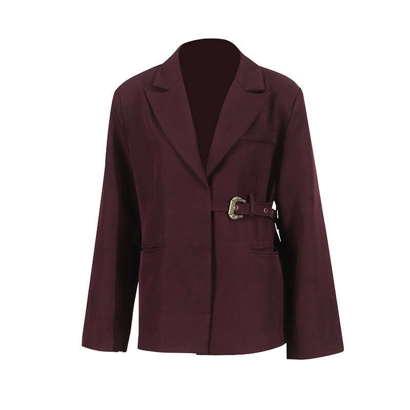 Designer Versatile Ladies' Loose Fit Australian Suit Jacket - Innovative Lace-Up Feature for a Modern Look in 2025
