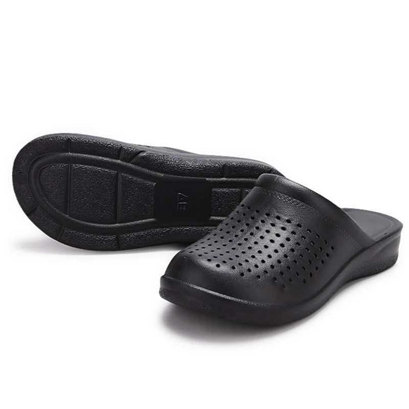 2025 Eva Soft Bottom Doctor Nurse Slider Womens Lightweight Hollow Platform Slider Womens Solid Anti Slip Beach Flip Cover W250414