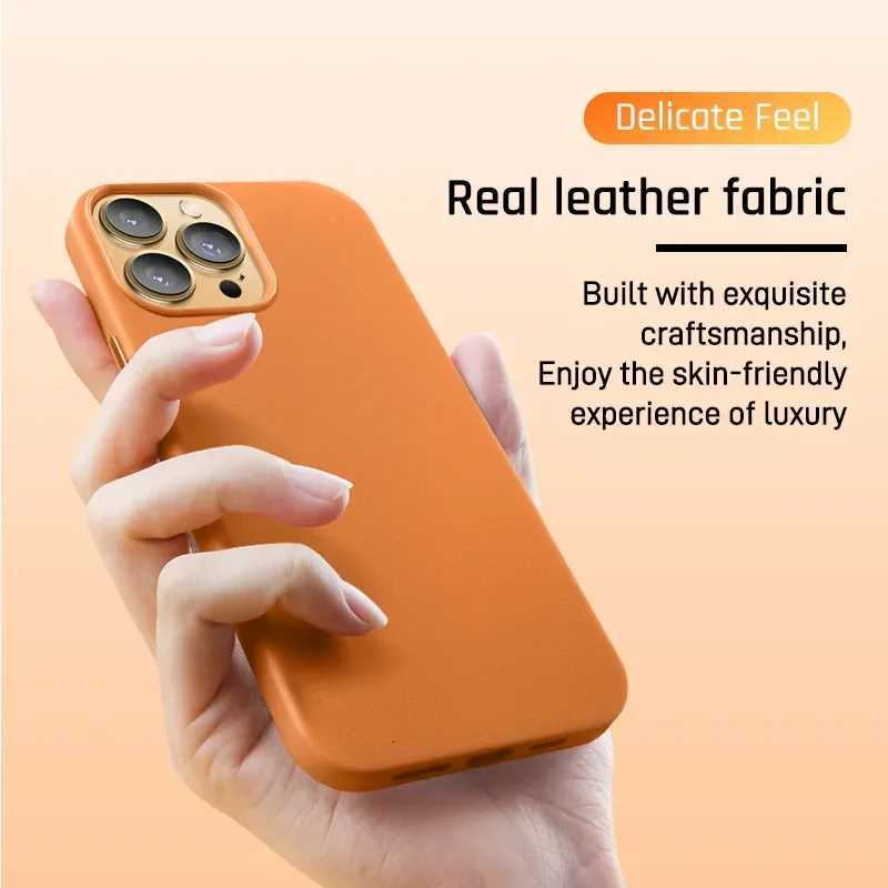 Luxury With Animation Leather Case For iPhone 16 Pro Max For Magnetic Wireless Charging Cover 16 Plus Phone AccessoriesM251114