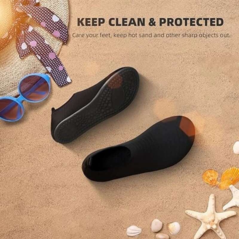 hot 1Pair Quick Drying Water Non-Slip Breathable Summer Aqua Beach Sandal Flat NEW Shoe Seaside Slipper For Men Women Creek Shoes
