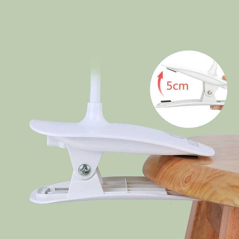 LED Desk Lamp Clip On Type USB Charging With Built In Lithium Battery Touch Dimming 3 Modes Learning Reading M251114